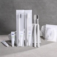 酒店一次性洗漱用品高档卡盒宾馆一次性牙刷牙膏套装定制