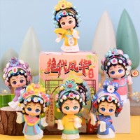 陕西秦腔花旦盲盒戏曲人物摆件西安文创纪念品中国特色礼物